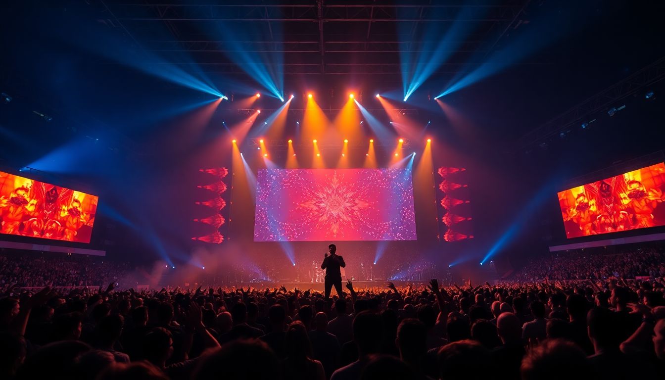 LV Revanth Performs Alongside French Montana and Nikhita Gandhi at Gachibowli Stadium