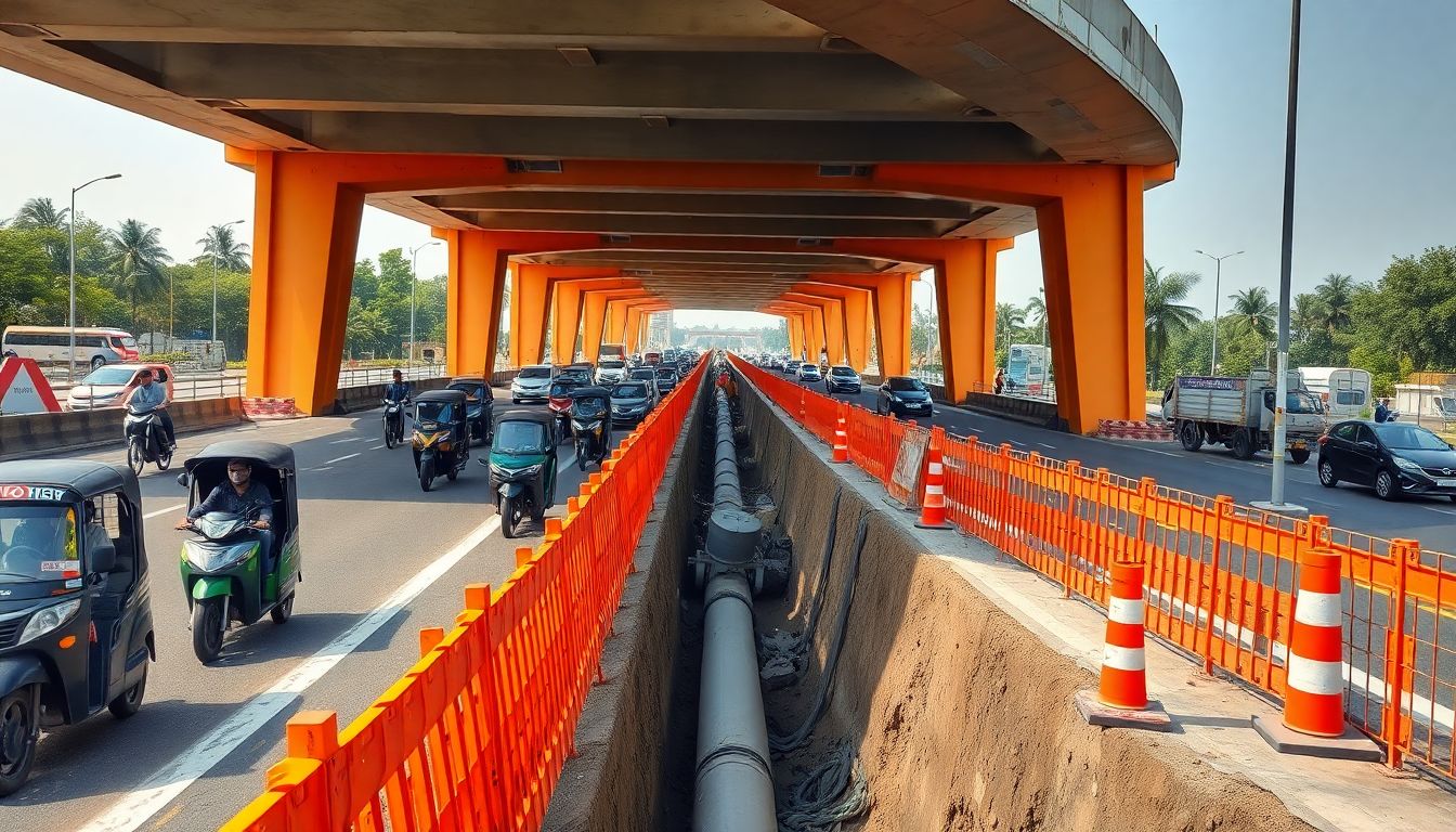 Traffic Diversions Announced at Attapur-Langar Houz Bridge Through September 11