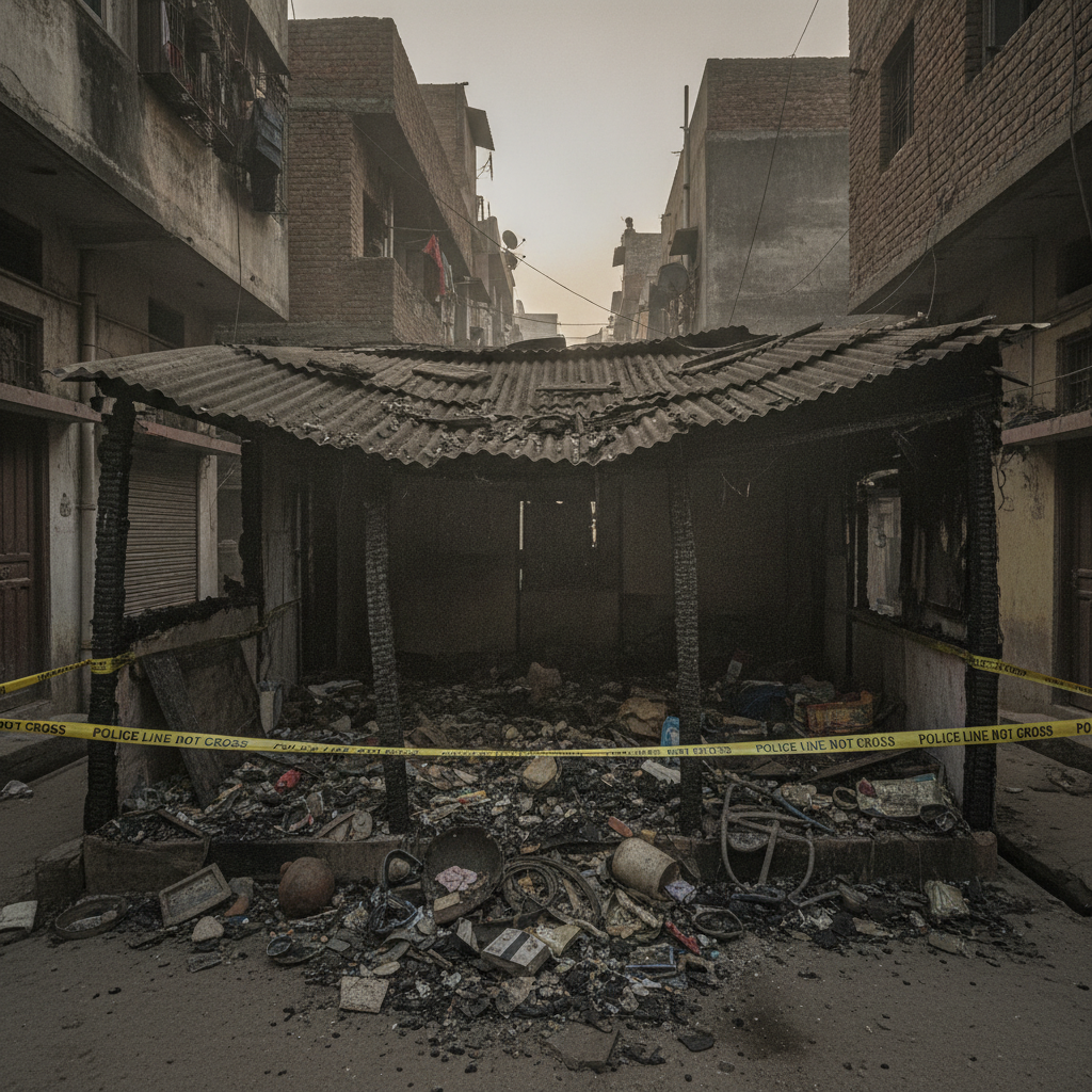 Three Charred to Death as Fire and Cylinder Blast Guts Miryalaguda House