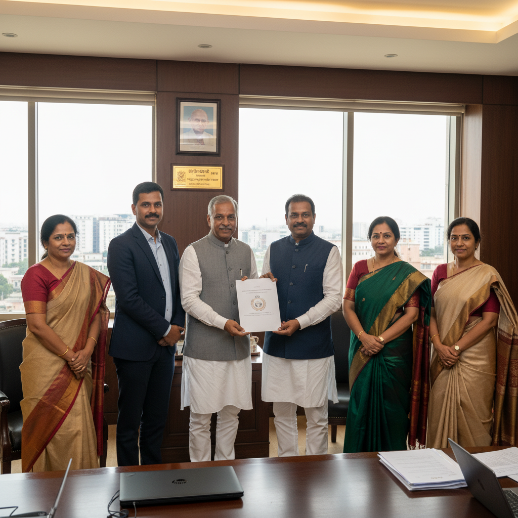 Kompally residents meet KTR over irregular water supply and delayed flyover