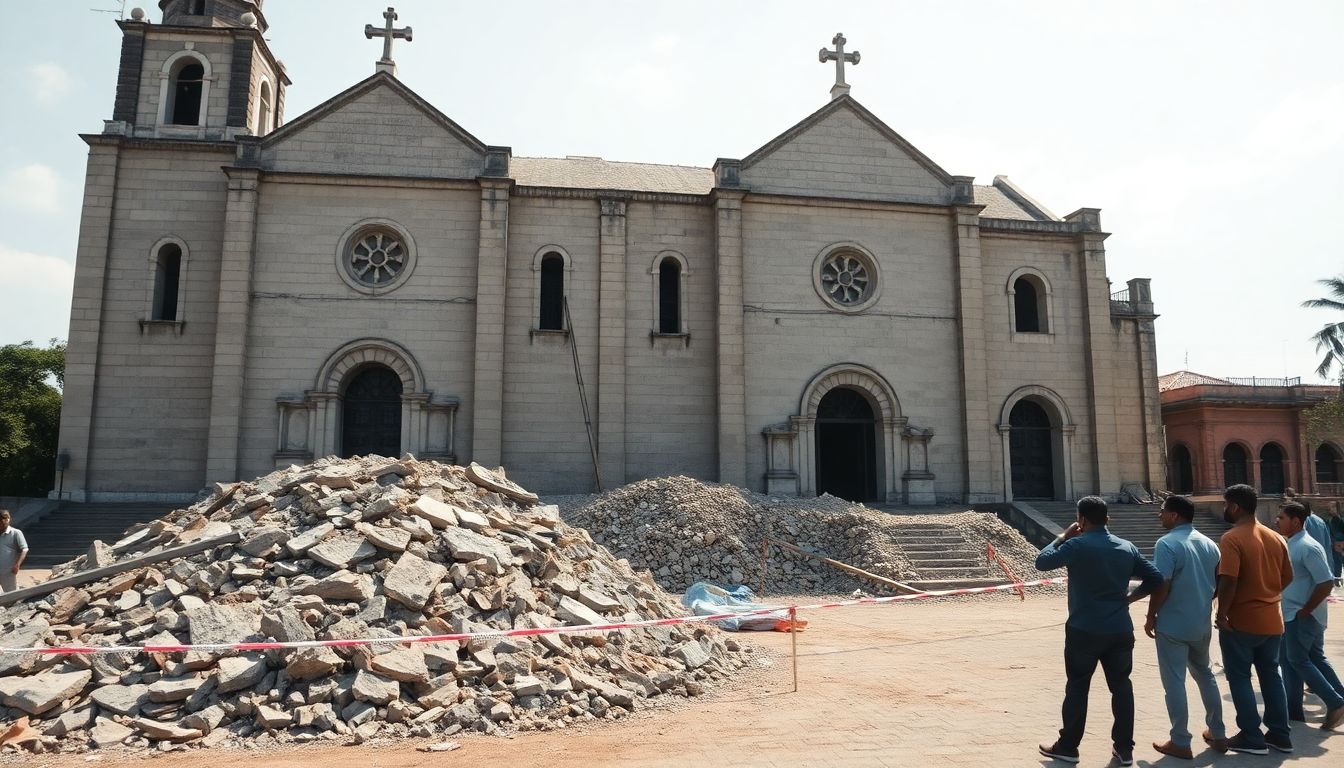 CSI Wesley Church Members in Secunderabad Oppose New Building After Demolition