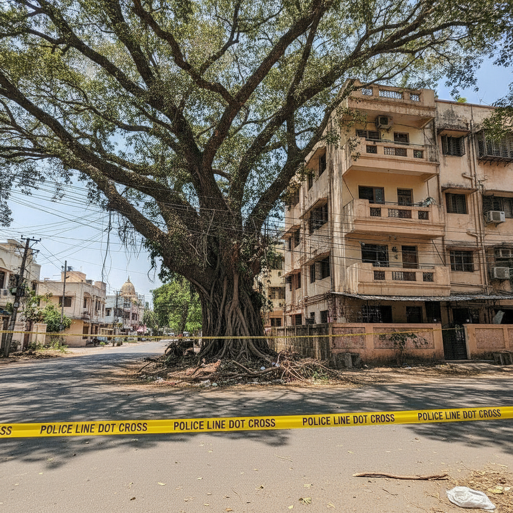 Labourer Suryanarayana Dies of Electric Shock While Trimming Trees in Alwal