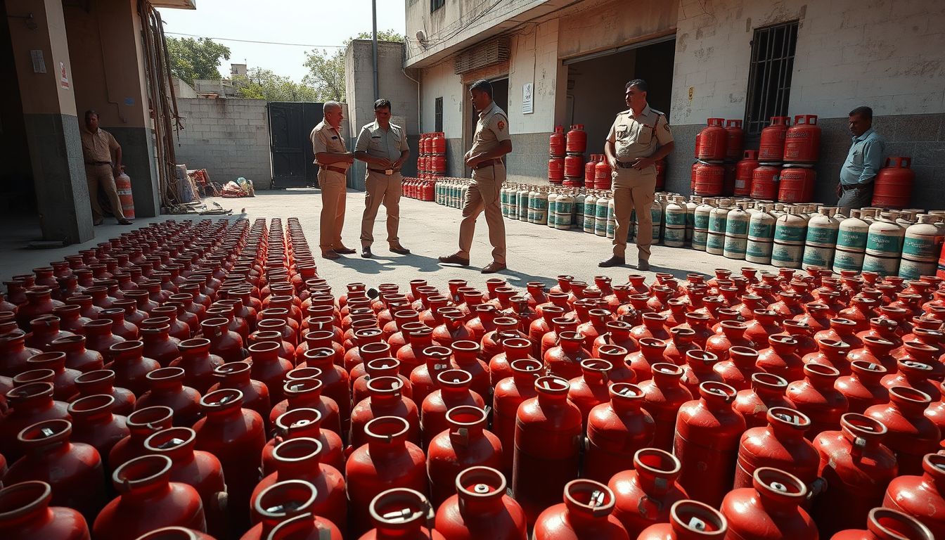 Hyderabad Police Bust Illegal Mini Gas Cylinder Racket, Four Arrested