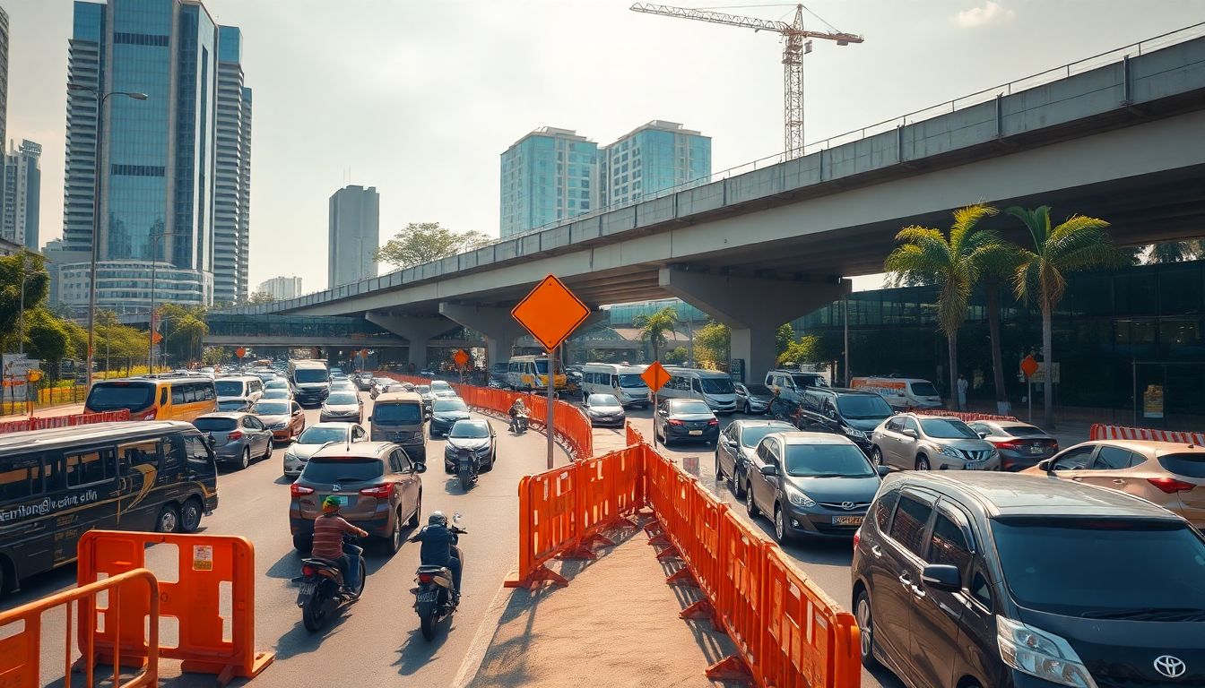 Gachibowli Traffic Diversions for Flyover Work Affect 10000 IT Employees