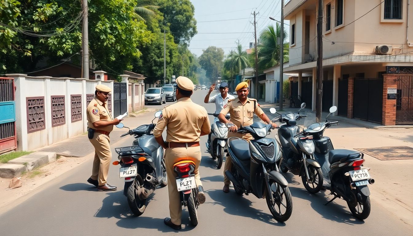 Meerpet Police Seize 26 Two-Wheelers in Lenin Nagar Cordon-and-Search Drive