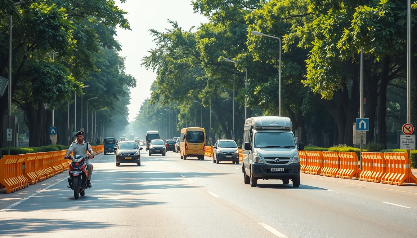 One-Way Traffic System Around KBR Park to Begin August 18