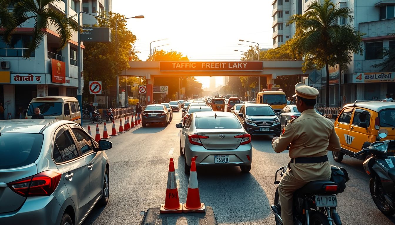 Hyderabad Traffic Police Book 1,349 Cases Over Free-Left Obstruction and Minor Driving