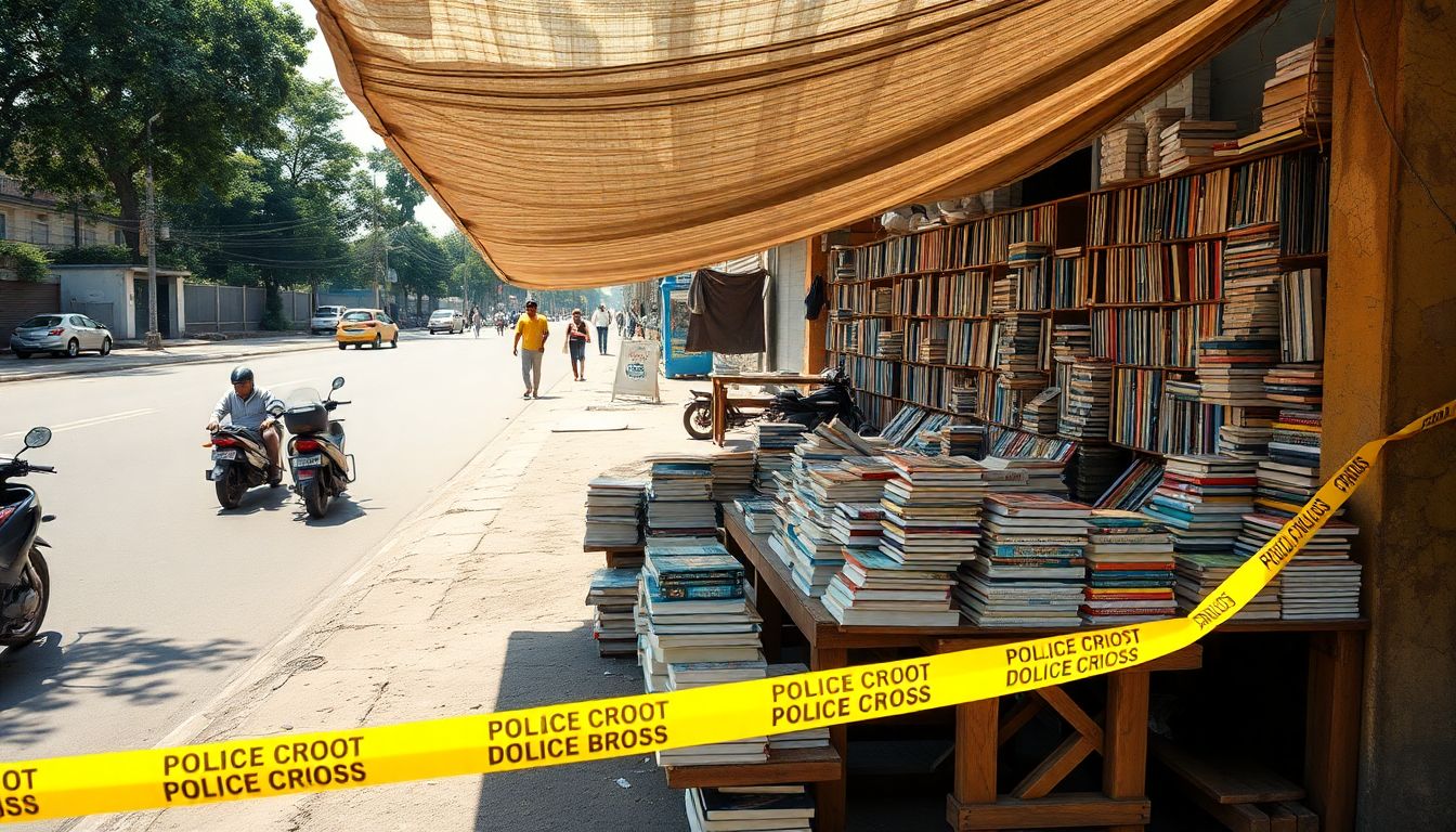 Abids Police Arrest Four Men For Selling Pirated Books On Tilak Road
