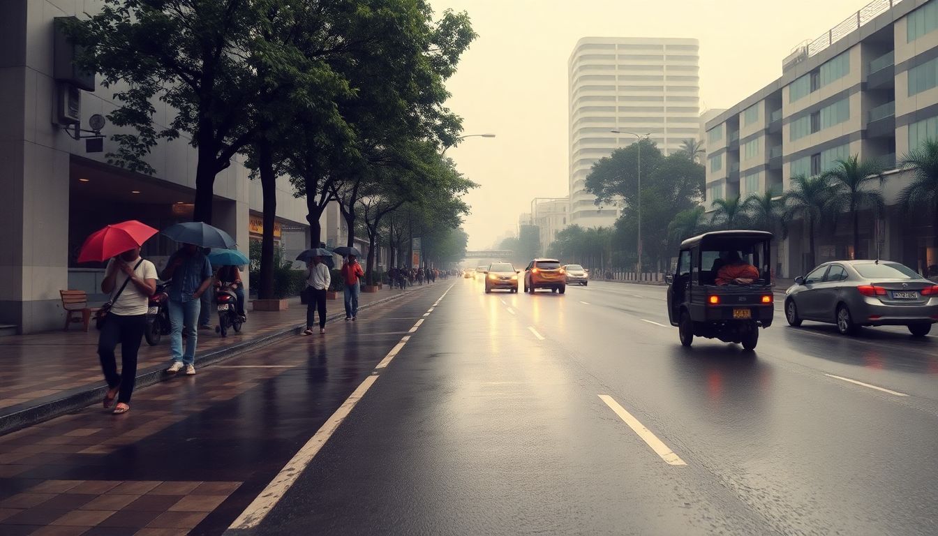 Light Rains and Passing Showers Forecast Across Hyderabad and Telangana Districts