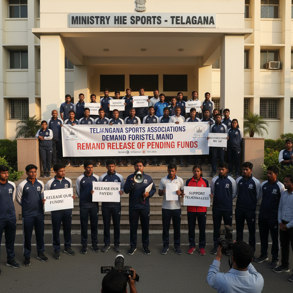 Telangana Sports Associations Demand Release of Pending Funds from Sports Minister
