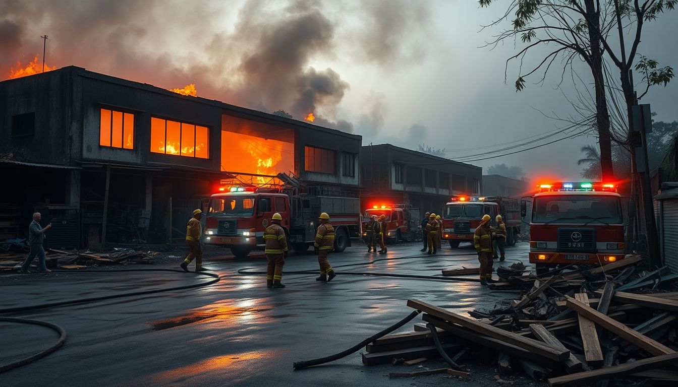 Migrant Worker Dies in Massive Fire at Sircilla Furniture Warehouse