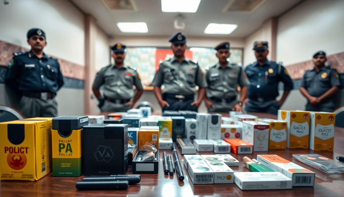 Three Arrested in Srinagar Colony for Selling Banned Vapes Worth Rs 2 Lakh