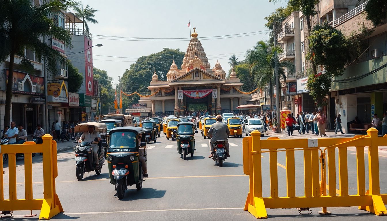 Traffic Restrictions Imposed Around Abids ISKCON Temple for Krishna Janmashtami