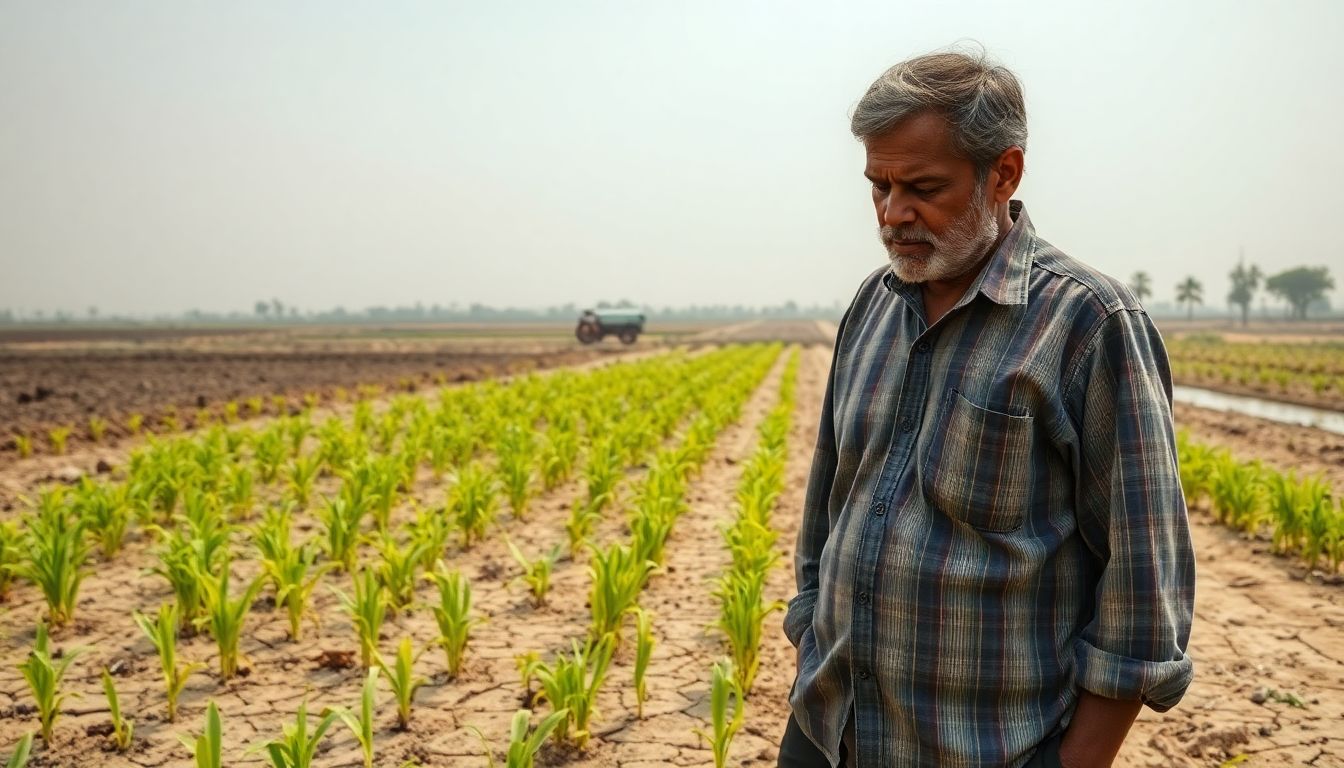 Karimnagar Paddy Farmers Face Crop Loss as Rain Deficit Delays Transplantation