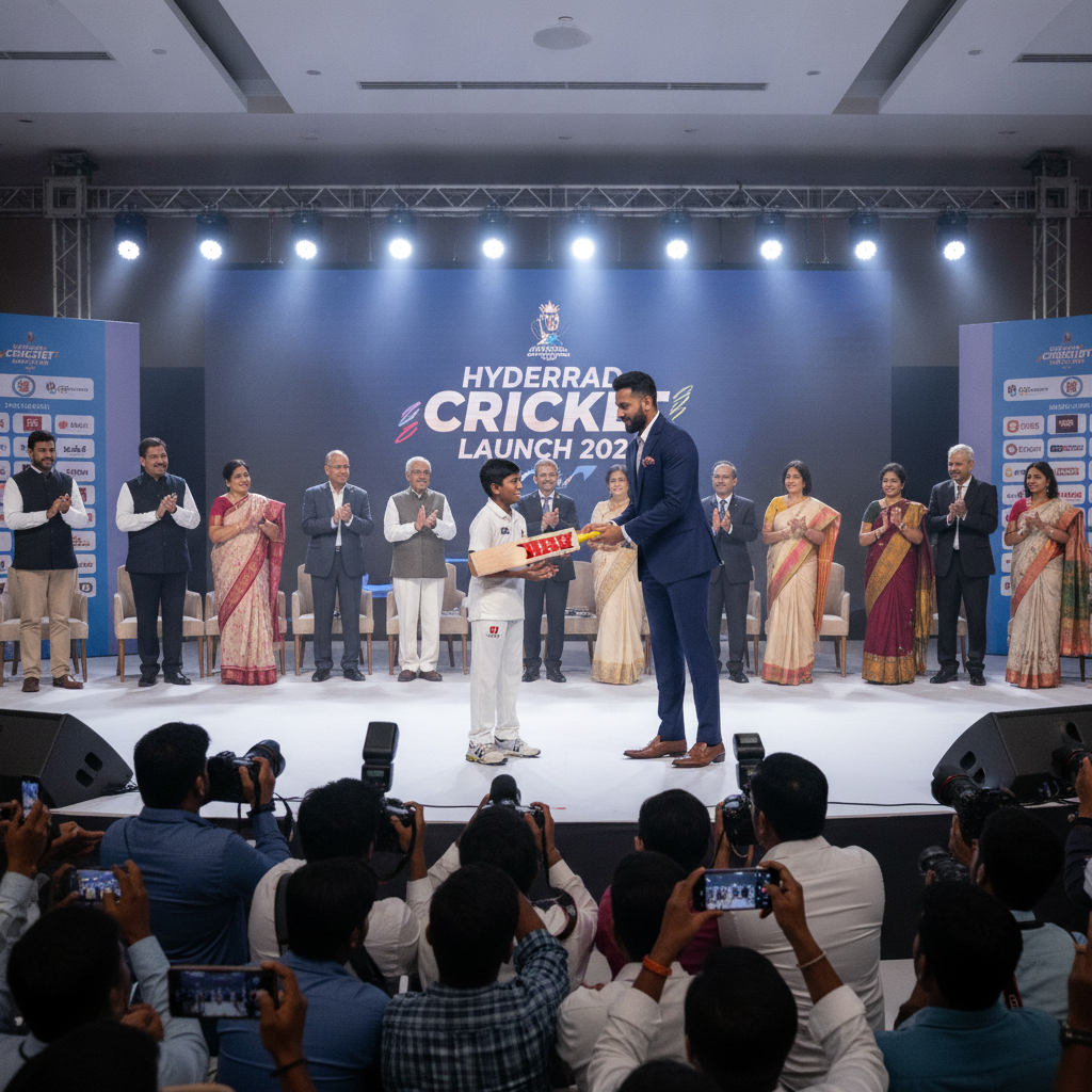 Warangal Warriors Unveil Grassroots Cricket Development Plan with Mohammed Siraj