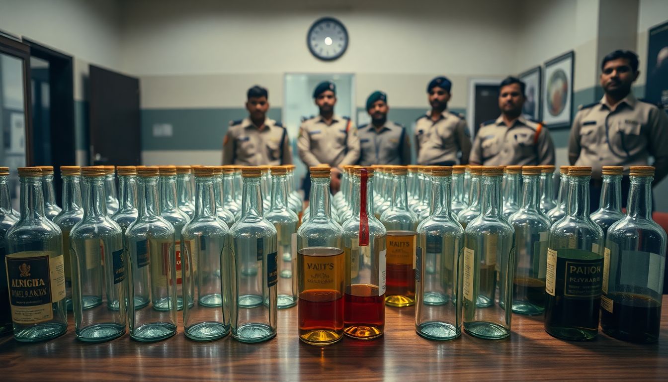 Police Seize Karnataka Liquor Worth Rs 1.5 Lakh Near SR Nagar, One Arrested