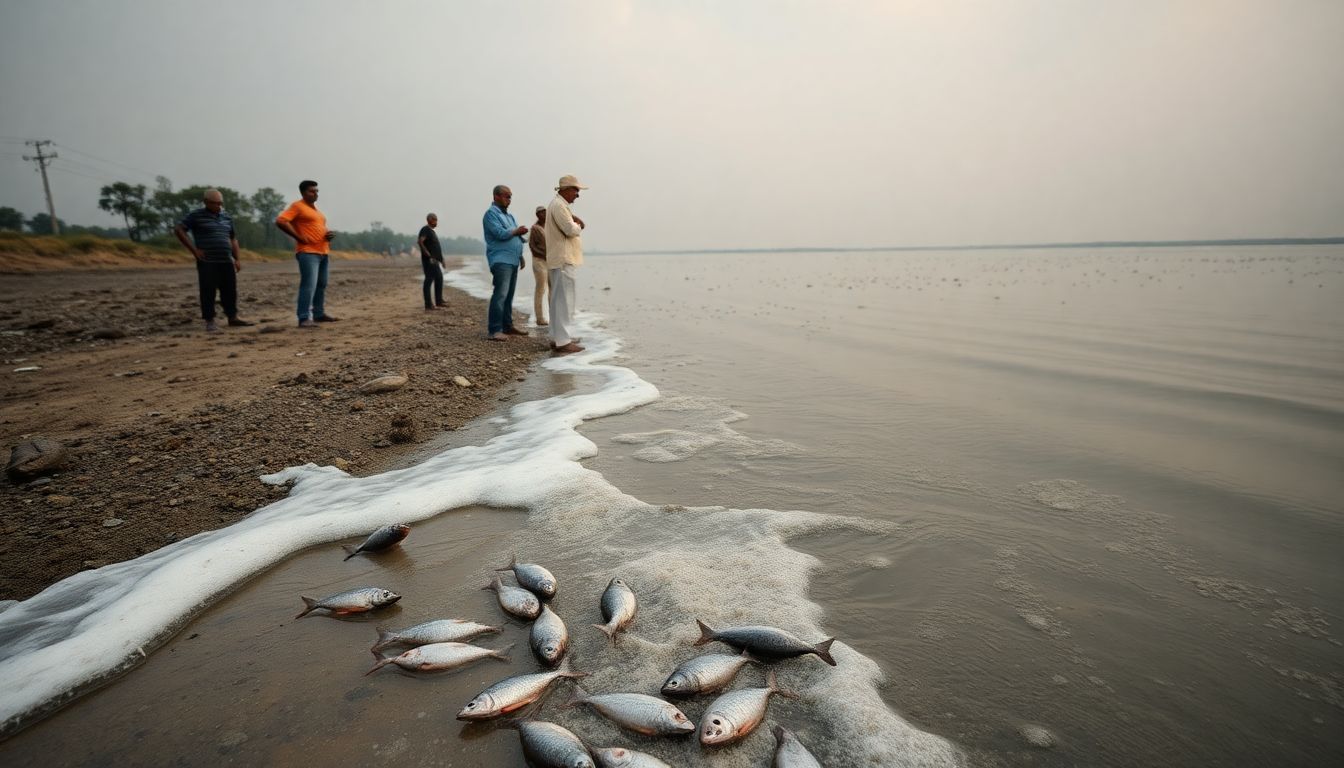 Fish Die in Durgam Cheruvu Due to Polluted Water, Fishermen Seek ₹20 Lakh Compensation