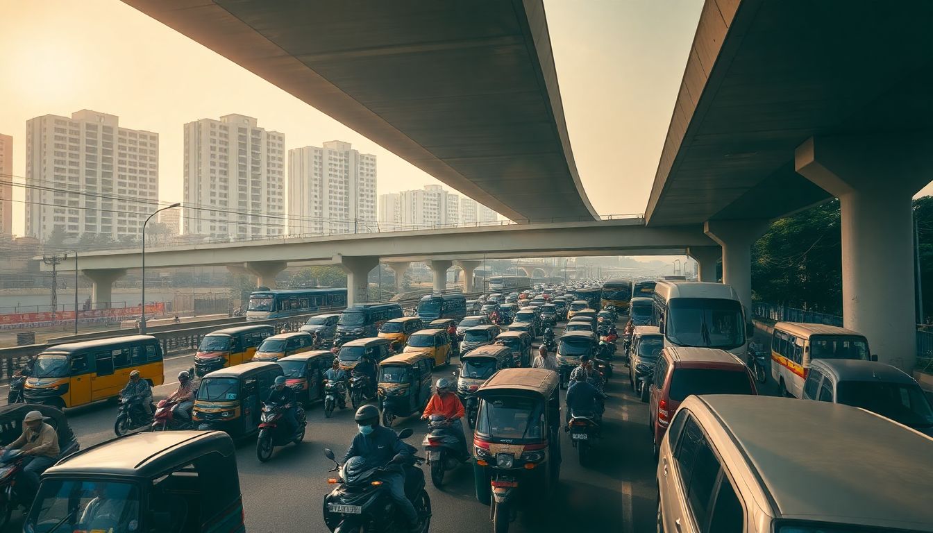 Traffic Woes Persist Near Raidurg Metro as Commuters Await Road Widening