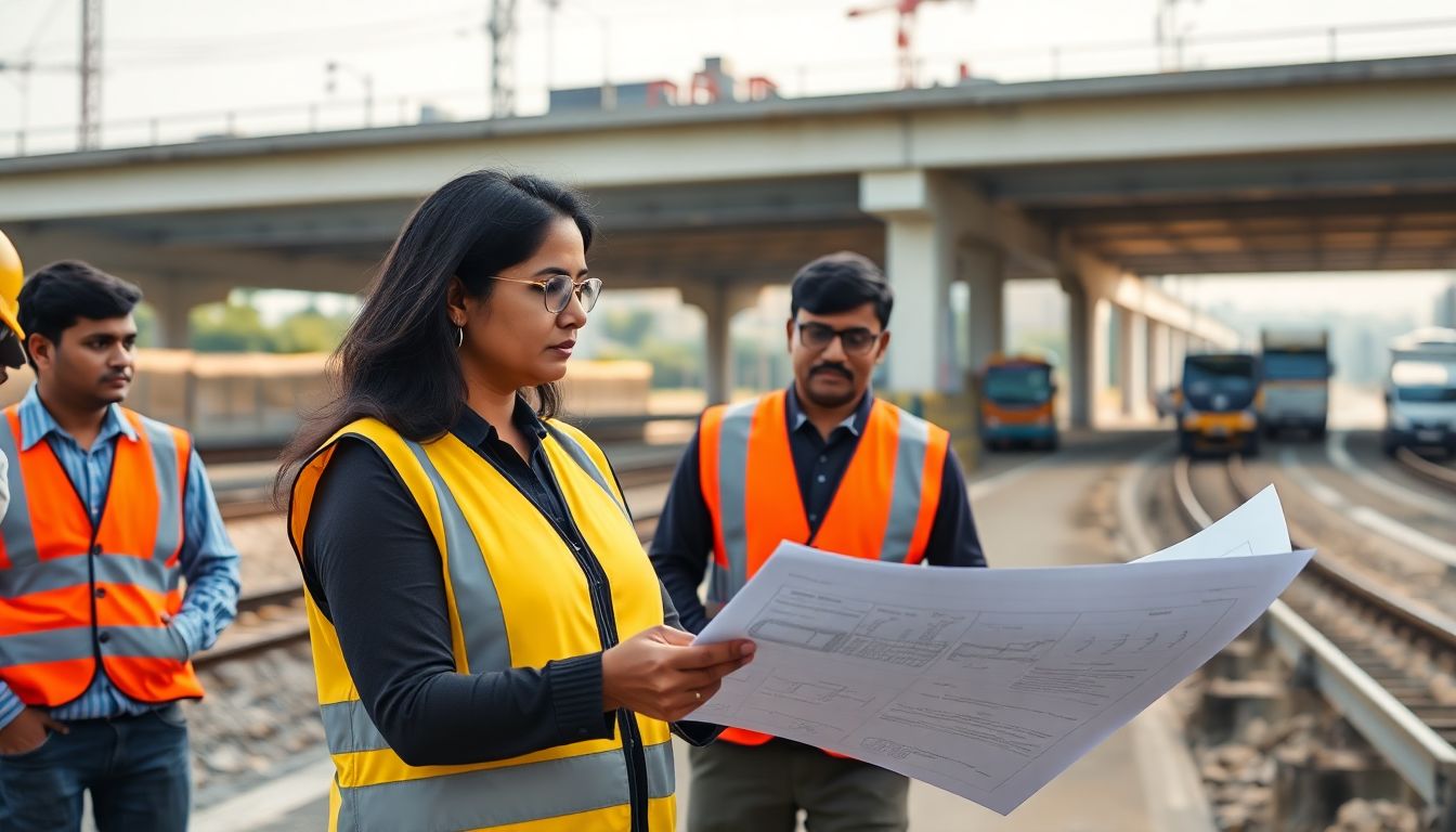 CMC Commissioner Srijana Inspects Connectivity Across Lingampally-Borabanda Line