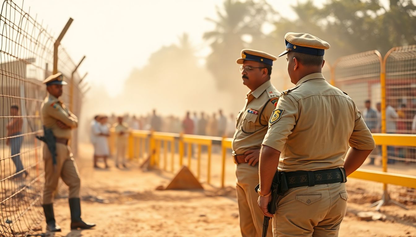 Shamshabad Police Book Protesters For Attacking Officials During Land Fencing Drive
