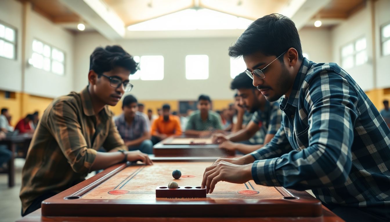 Bhavan’s Vivekananda College Wins OU Inter-College Men's Carroms Championship