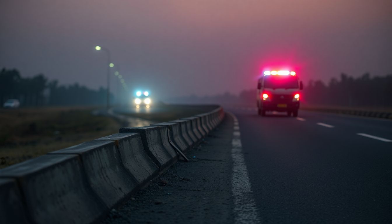 Four killed including child after car hits divider in Sangareddy