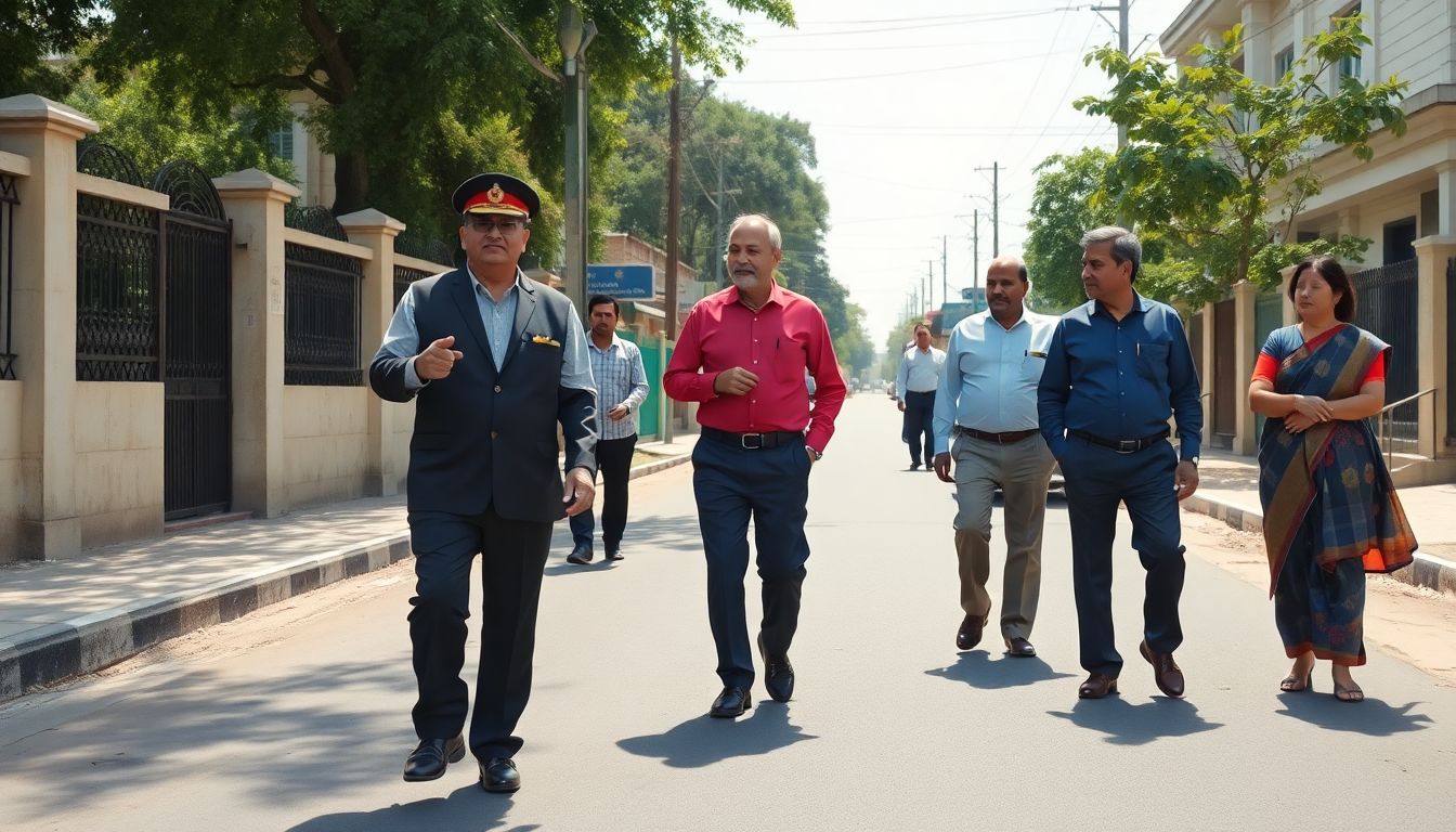 Cyberabad Commissioner Reviews Civic Issues in Pragathi Nagar Ward
