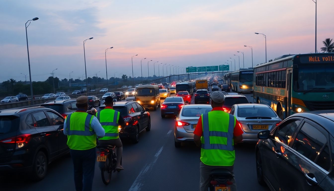 Post-Rakhi Return Rush Causes Heavy Traffic on Hyderabad Highways