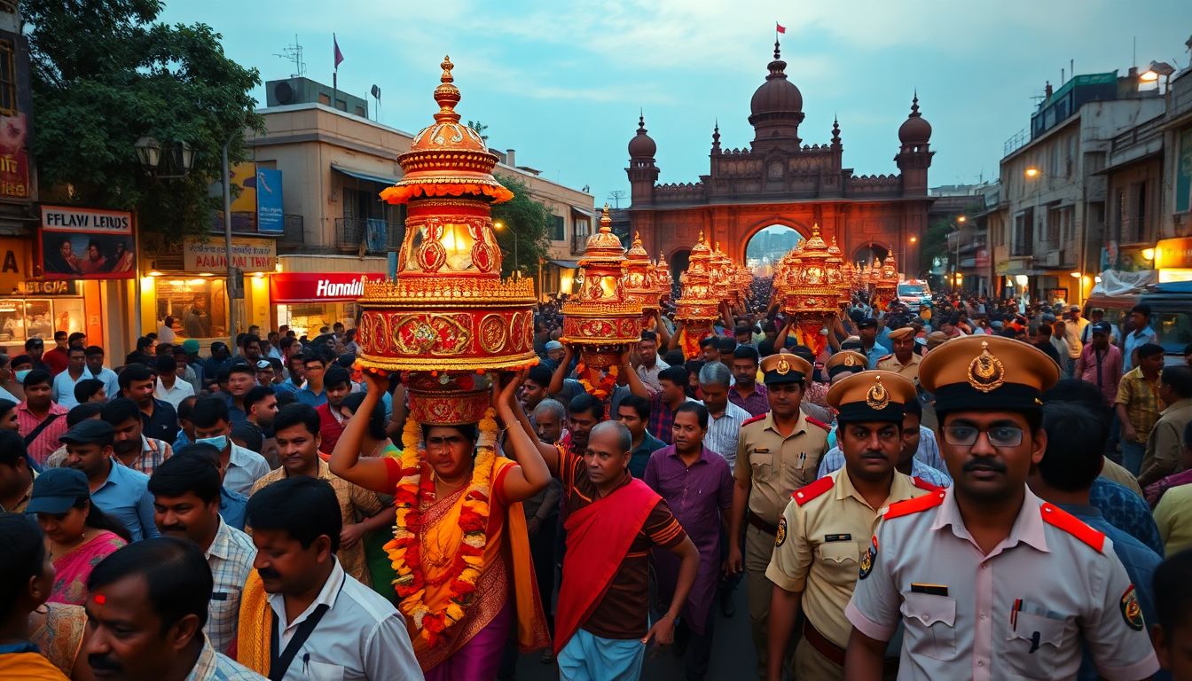 Old City Bonalu Concludes as Ghatams Are Immersed in Musi River