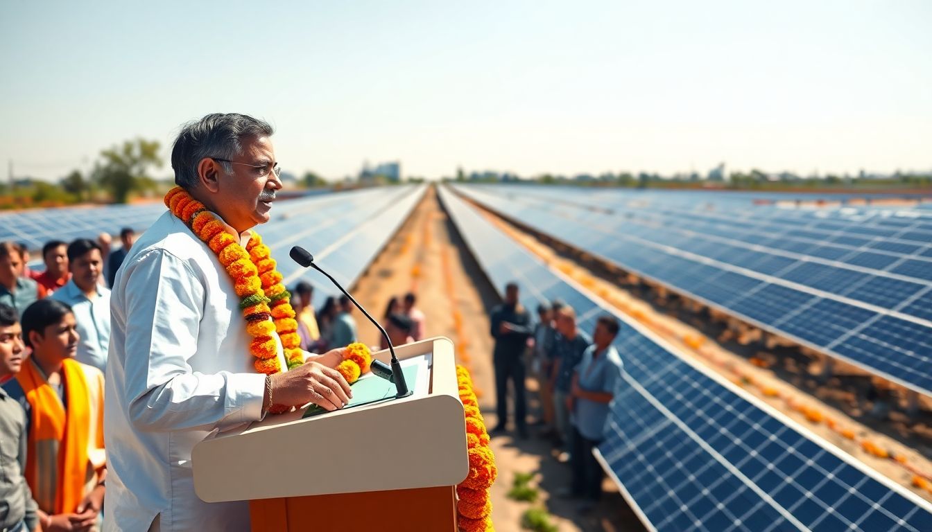 Chevella MLA Kale Yadaiah Demands Jobs for Local Youth at Solar Plant Event