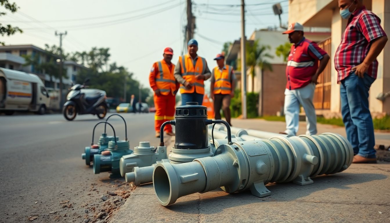 HMWSSB Seizes 14 Illegal Water Pumps in SR Nagar Raids