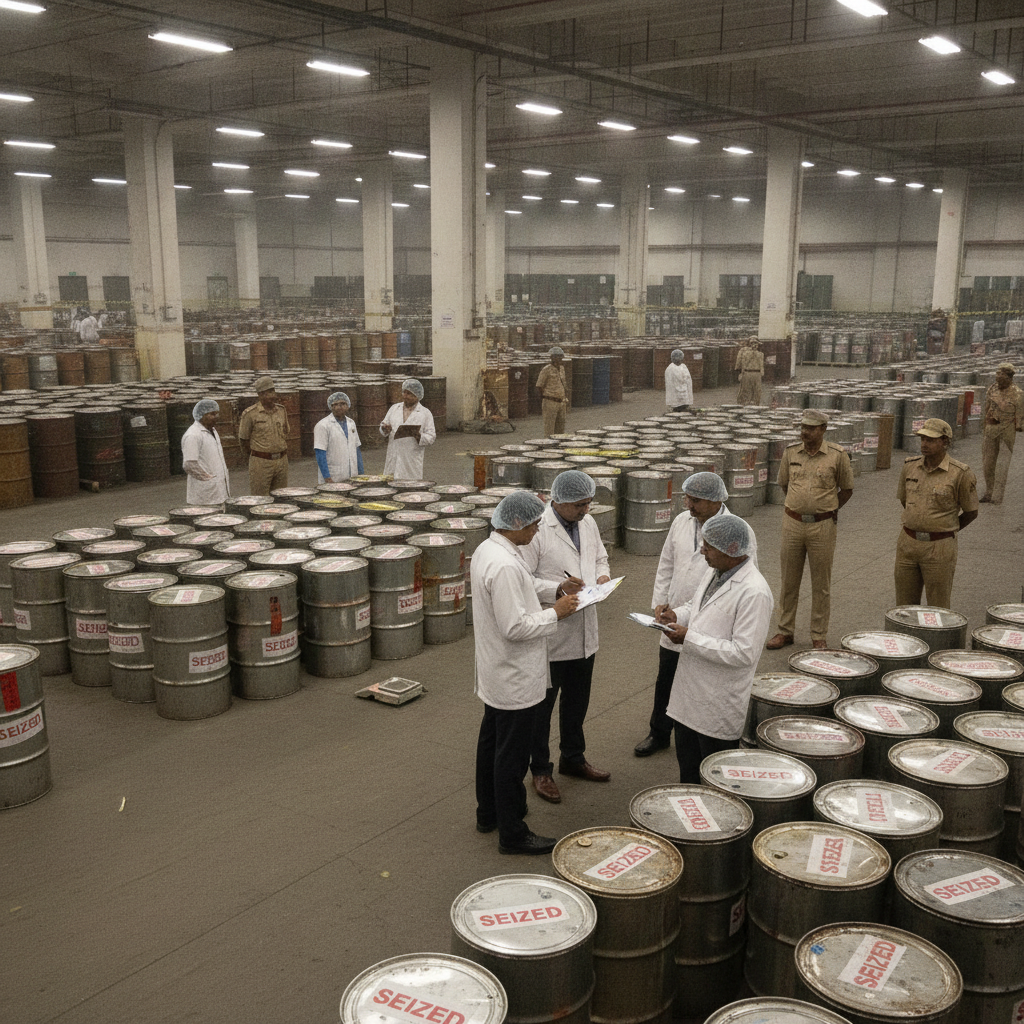 Hyderabad Police and Food Safety Teams Seize 36 Tonnes of Adulterated Ghee