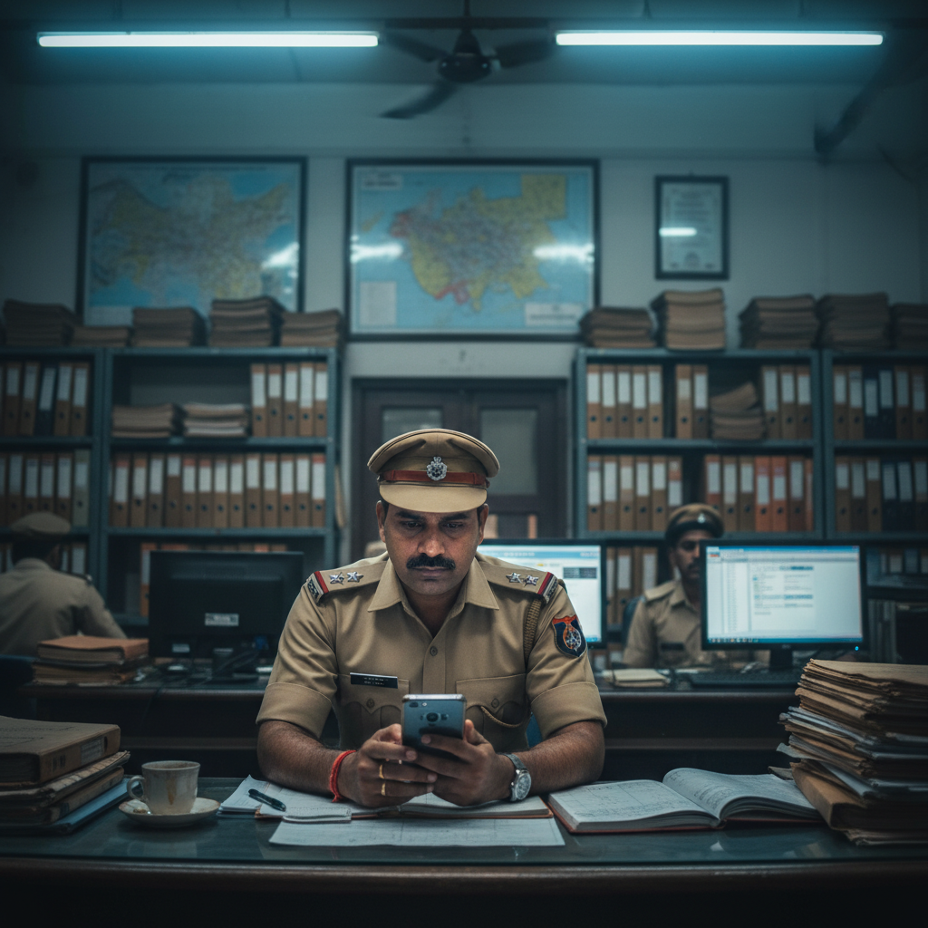 Punjagutta Police Officer Duped of Rs 50000 in Fake RTA Challan Cyber Fraud