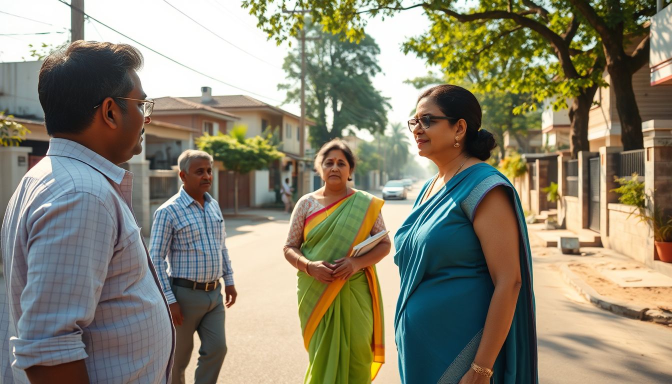 CMC G Srijana Reviews Civic Grievances in Suraram Colony During Ward Visit
