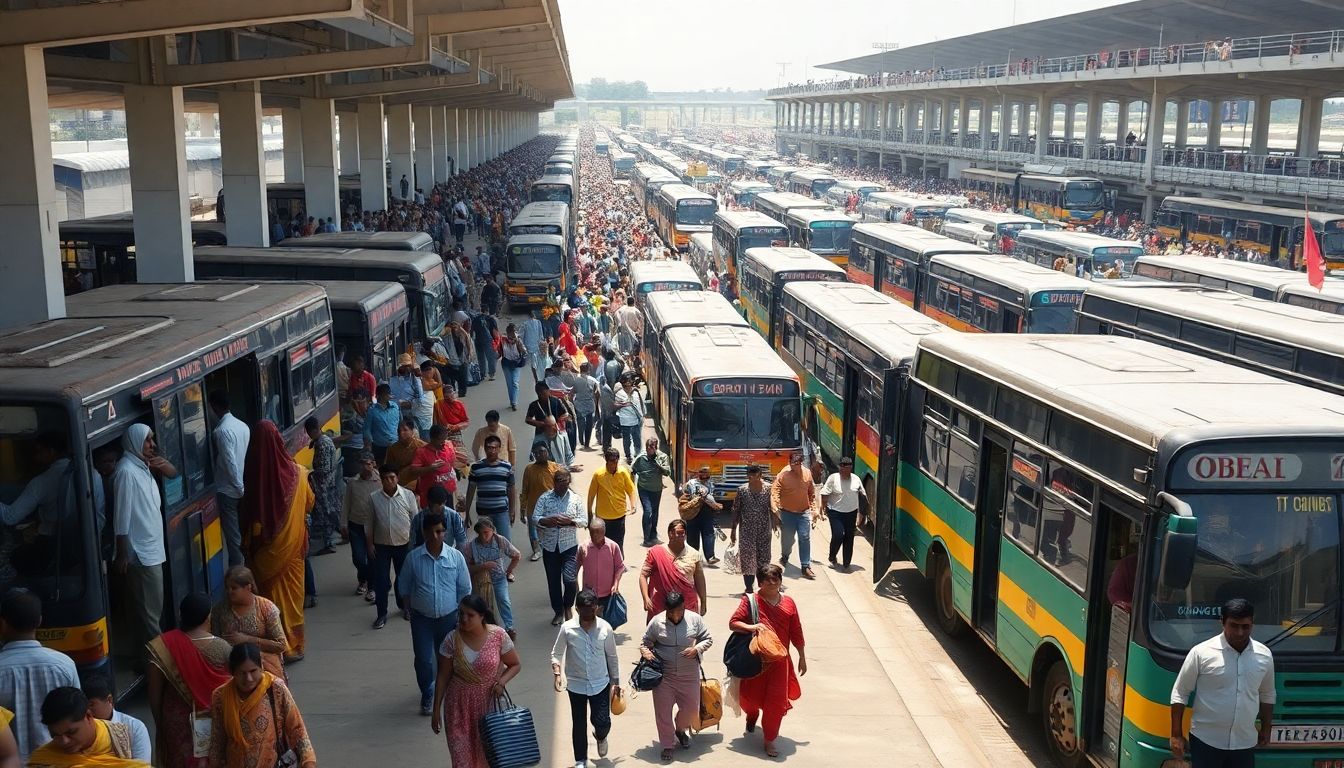 TGSRTC Runs 5,000 Special Buses for Festival Rush Amid Higher Fares