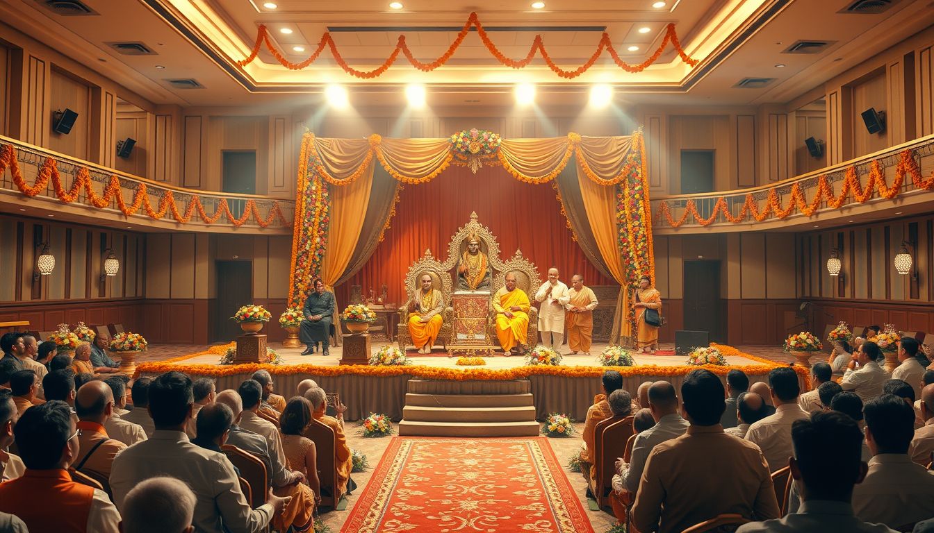 ISKCON Abids Celebrates Golden Jubilee in Hyderabad with Governor in Attendance