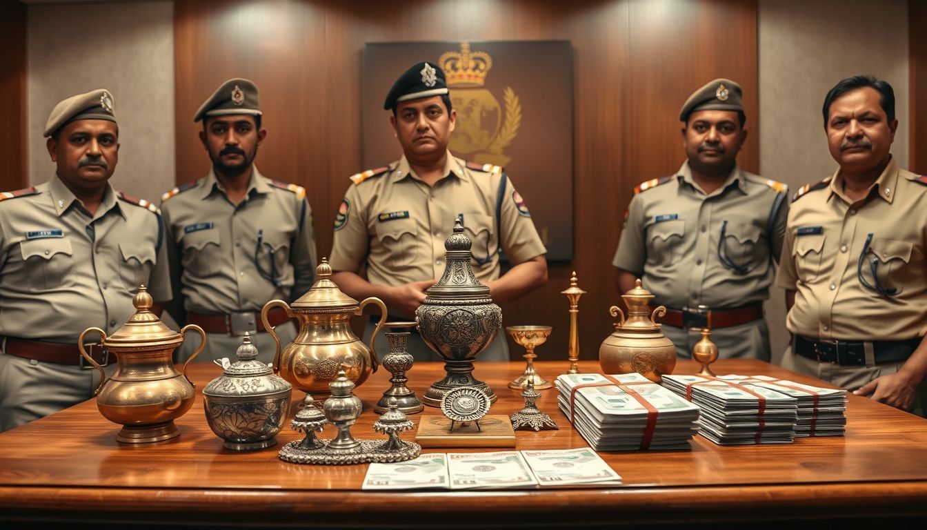 Four Arrested in Hyderabad for Cheating 11 People of Rs 1 Crore in Treasure Scam