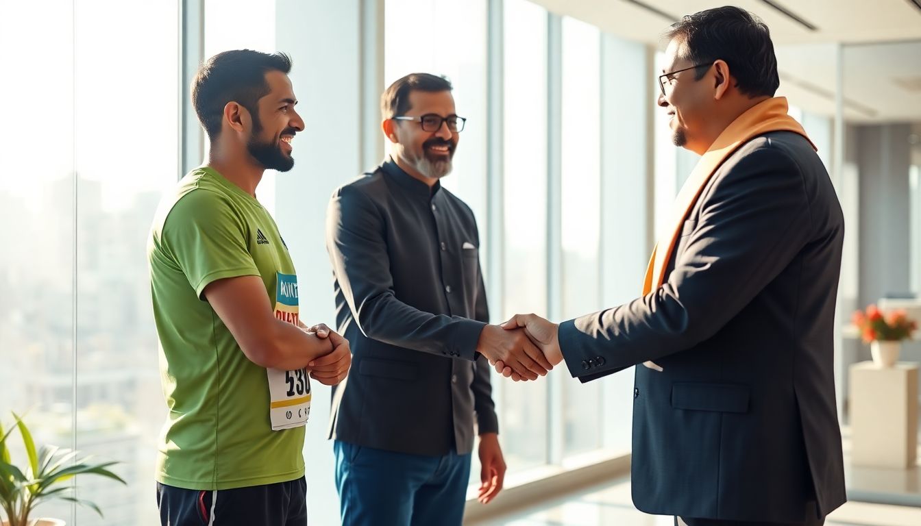Revanth Reddy Congratulates Hyderabad Marathoner Sunil Robert on Seven Continents Feat