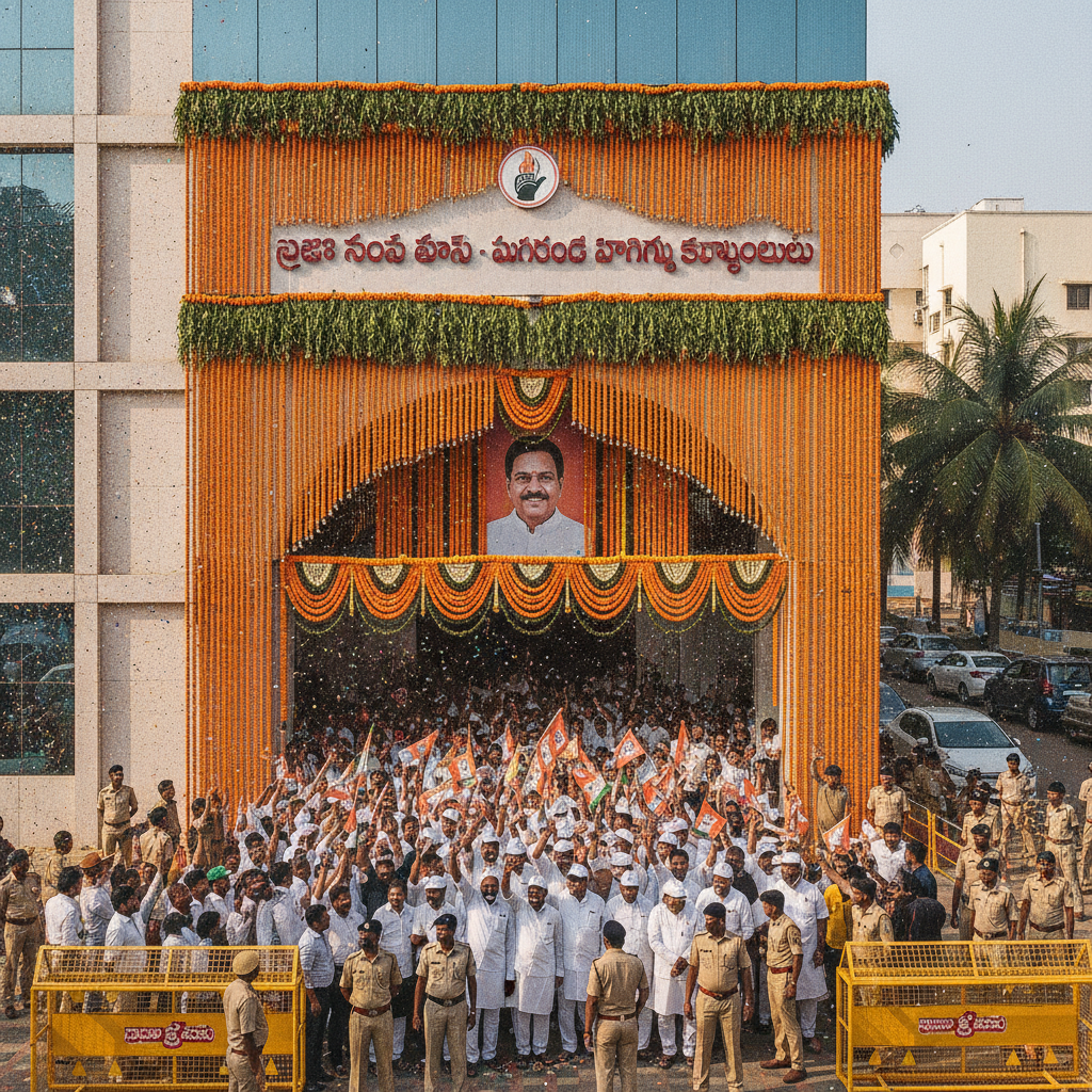 Pawan Kalyan Opens Jana Sena Telangana Office in Manikonda