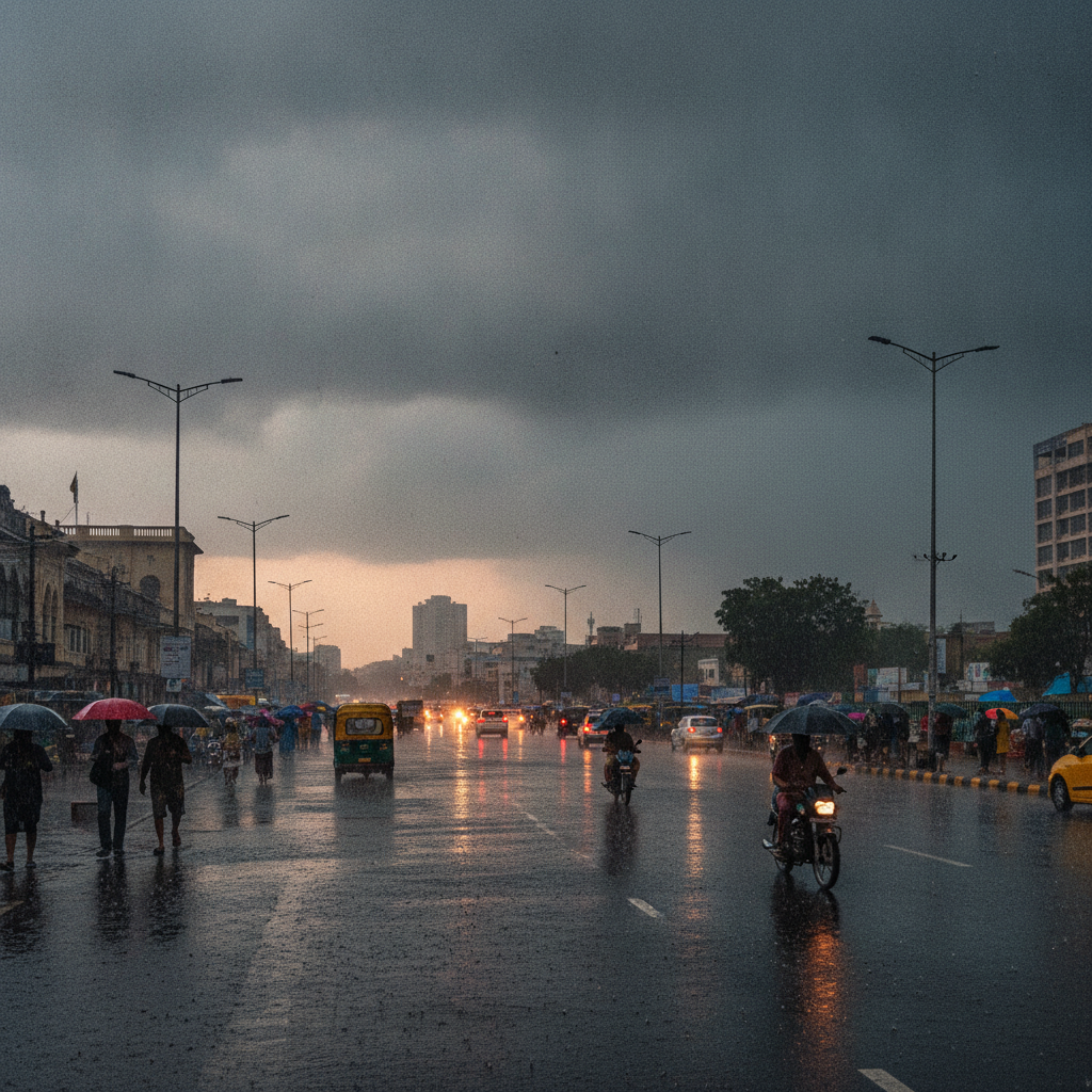 Moderate to Heavy Rain Forecast Across Telangana Till Tuesday, Jaggasagar Hits 76.8 mm