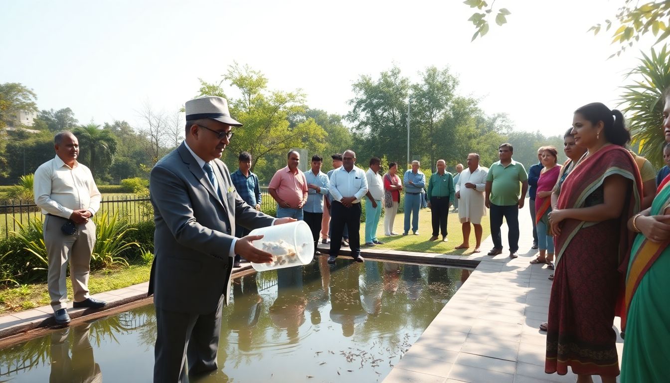 CMC Launches Mosquito Control Drive and Reviews Civic Issues at Silicon Valley Park
