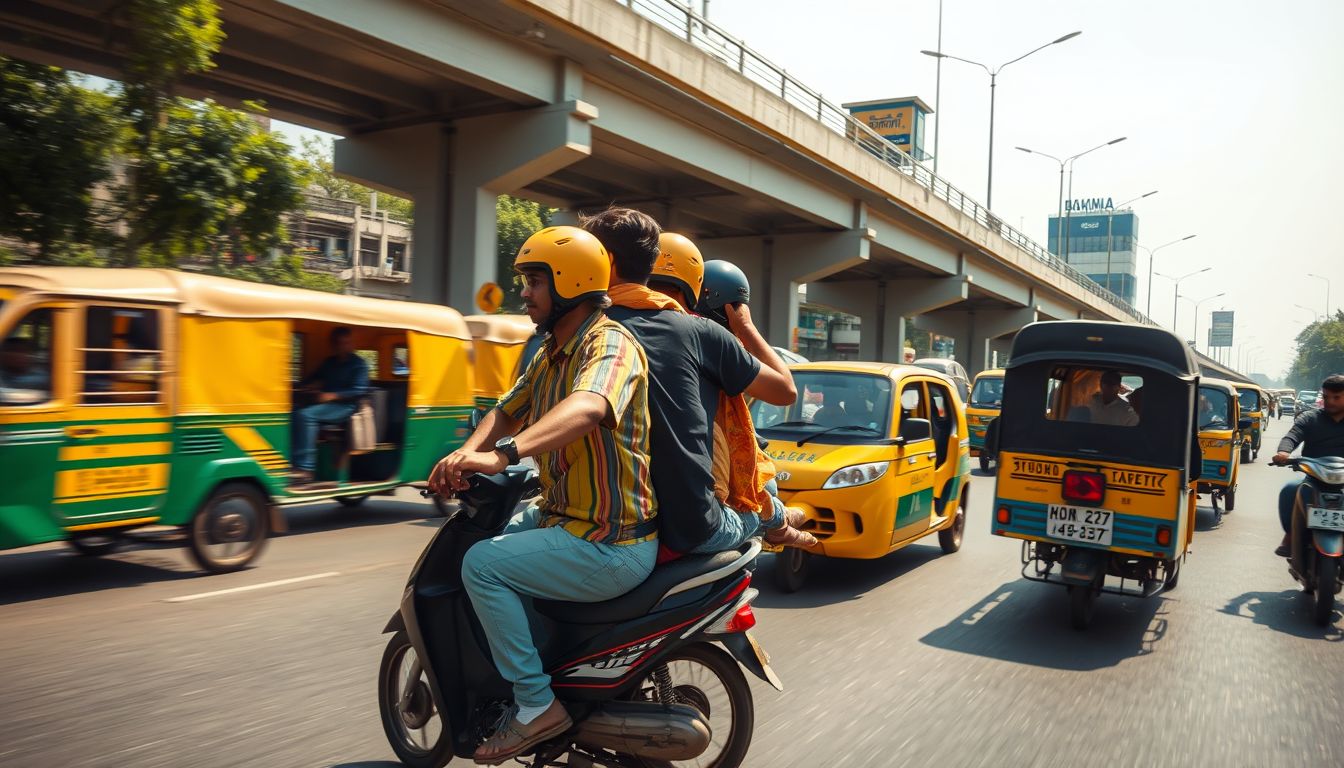 Video of Five People on Single Scooter in Lakdikapool Sparks Safety Concerns