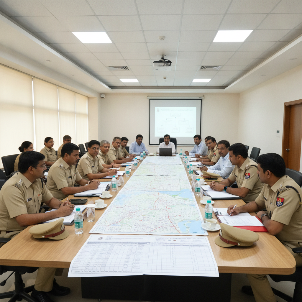 Secunderabad Police Hold Meeting To Plan Ujjaini Mahankali Bonalu Festival Arrangements