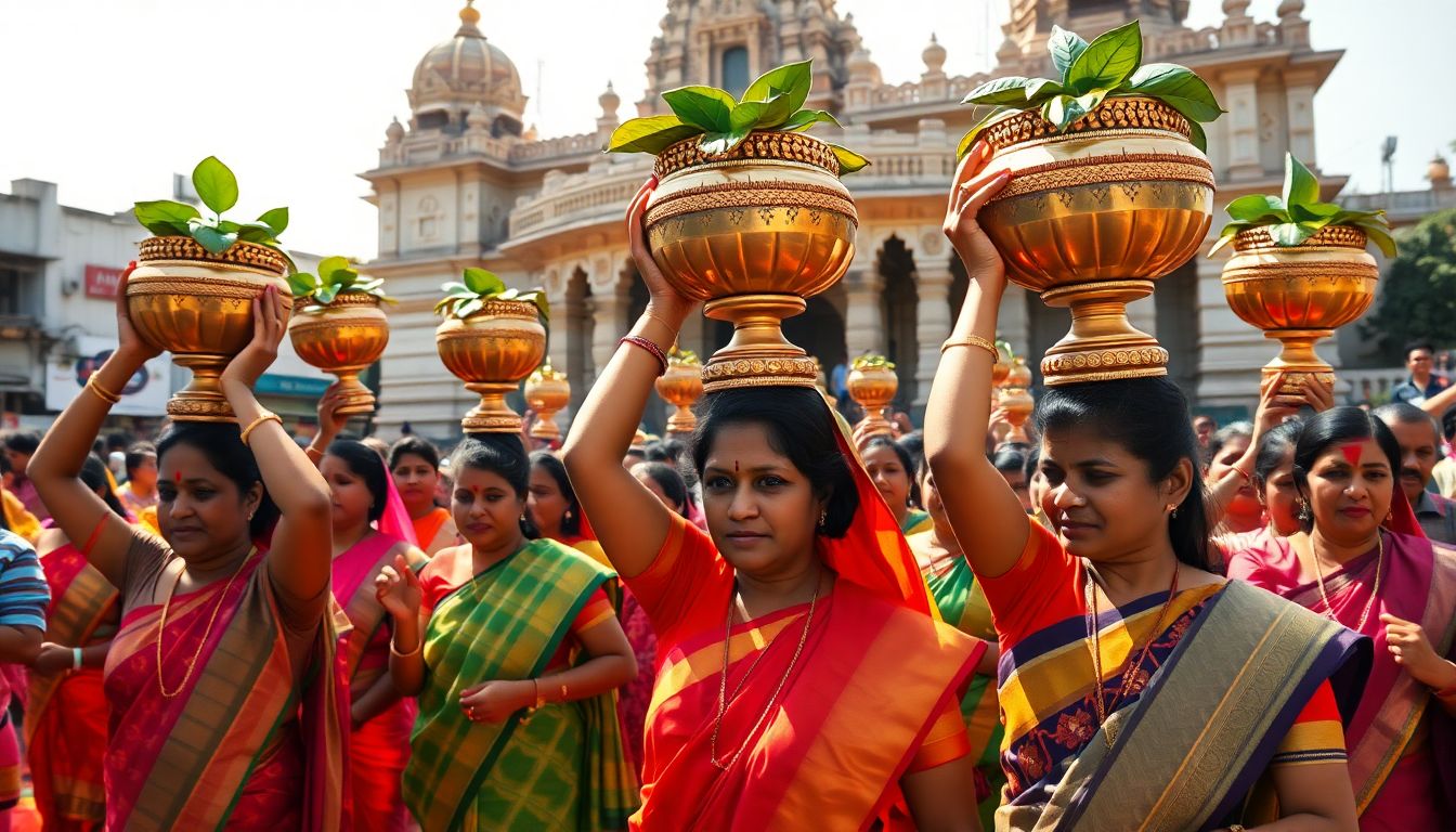 Thousands Celebrate Bonalu Festival at Hari Bowli and Lal Darwaza