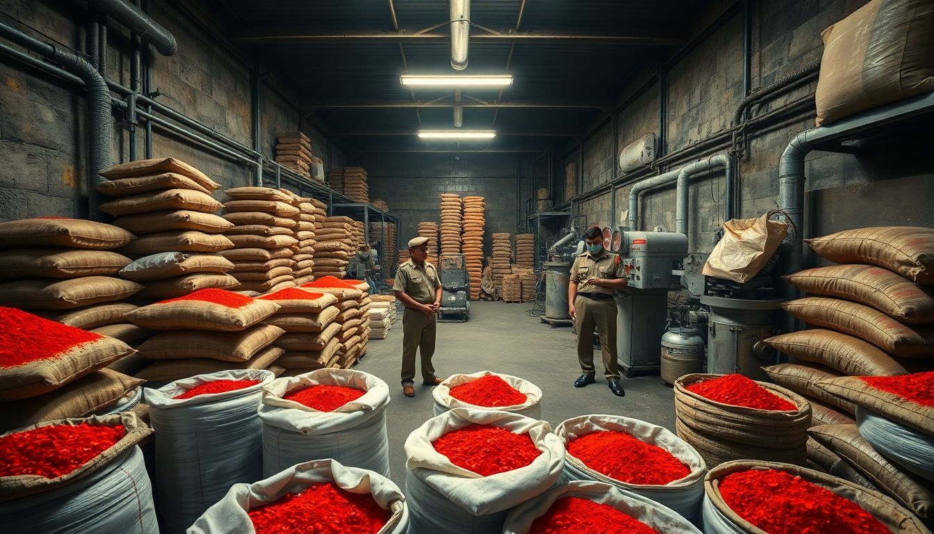 Police Bust Spice Adulteration Units in Medipally and Ramanthapur
