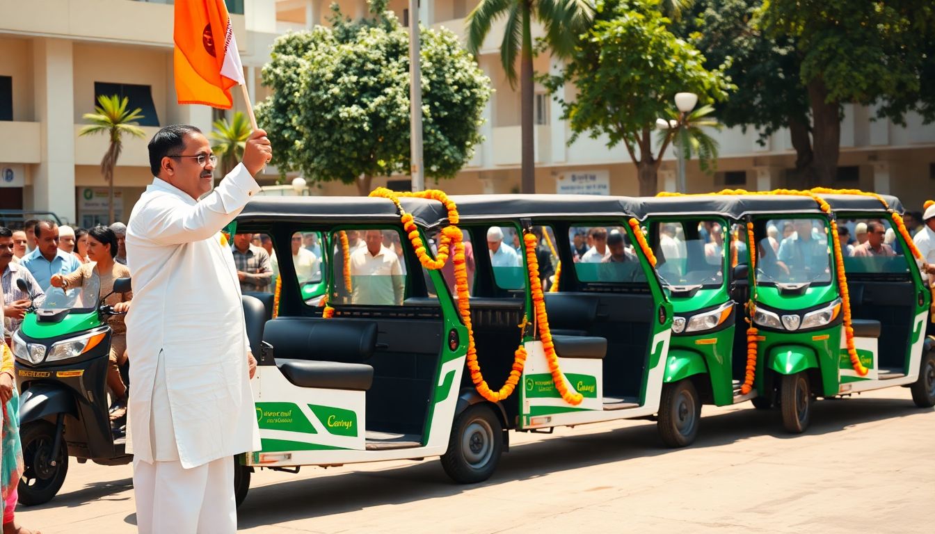 Bhongir MLA Flags Off Electric Sanitation Vehicles In Bhoodan Pochampally