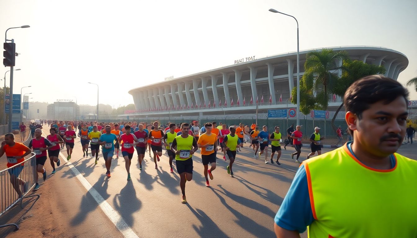 NMDC Hyderabad Marathon Set to Finish at Gachibowli Stadium