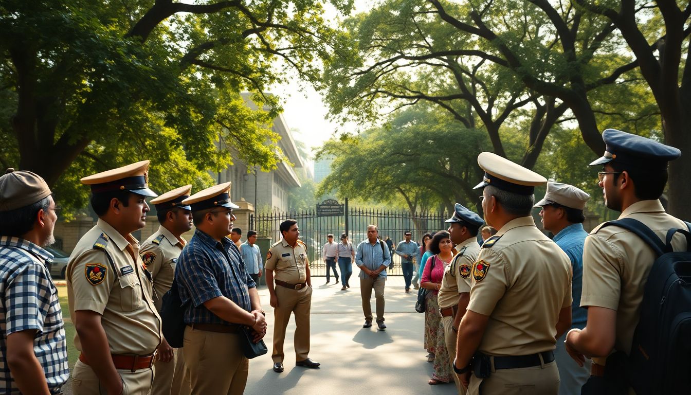 Hyderabad Police Meet KBR Park Walkers Over New One-Way Traffic Plan